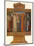 Triptych in Painted enamels: Scenes from the life of St. Patrick, 1903-Alexander Fisher-Mounted Giclee Print