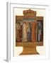 Triptych in Painted enamels: Scenes from the life of St. Patrick, 1903-Alexander Fisher-Framed Giclee Print