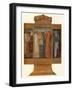 Triptych in Painted enamels: Scenes from the life of St. Patrick, 1903-Alexander Fisher-Framed Giclee Print