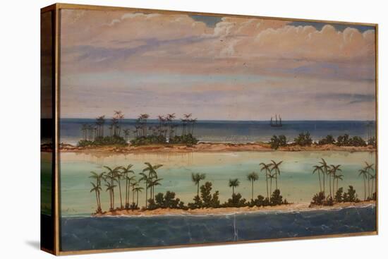 Triptych of an Atoll, 1871-Ernest Henry Griset-Stretched Canvas