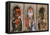 Triptych of Baptist-Rogier van der Weyden-Framed Stretched Canvas