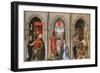 Triptych of Baptist-Rogier van der Weyden-Framed Giclee Print