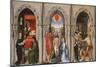 Triptych of Baptist-Rogier van der Weyden-Mounted Giclee Print