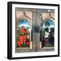 Triptych of Jan Florain, 1479-Hans Memling-Framed Giclee Print