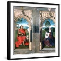 Triptych of Jan Florain, 1479-Hans Memling-Framed Giclee Print