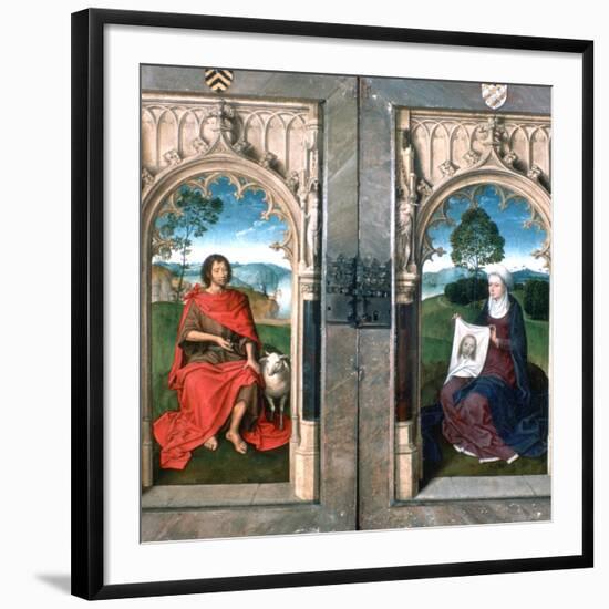 Triptych of Jan Florain, 1479-Hans Memling-Framed Giclee Print