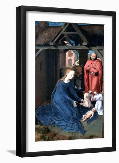 Triptych of Jan Florain, Detail, 1479-Hans Memling-Framed Giclee Print