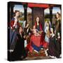 Triptych of John Donne, centerpiecE.-Hans Memling-Stretched Canvas