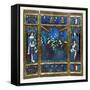 Triptych of King Louis XII and Anne of Brittany and the Annunciation, c.1500-null-Framed Stretched Canvas