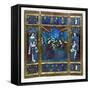 Triptych of King Louis XII and Anne of Brittany and the Annunciation, c.1500-null-Framed Stretched Canvas