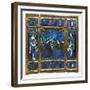 Triptych of King Louis XII and Anne of Brittany and the Annunciation, c.1500-null-Framed Giclee Print