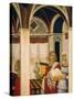Triptych of Nativity of Virgin-Pietro Lorenzetti-Stretched Canvas