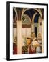 Triptych of Nativity of Virgin-Pietro Lorenzetti-Framed Giclee Print