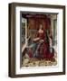 Triptych of St. Catherine, Middle Panel-Fernando Gallego-Framed Giclee Print