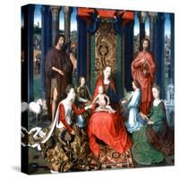 Triptych of St John the Baptist and St John the Evangelist, 1479-Hans Memling-Stretched Canvas