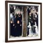 Triptych of St John the Baptist and St John the Evangelist, 1479-Hans Memling-Framed Giclee Print