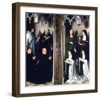 Triptych of St John the Baptist and St John the Evangelist, 1479-Hans Memling-Framed Giclee Print