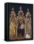 Triptych of St Nicholas, Ca 1440-Giovanni di Paolo-Framed Stretched Canvas