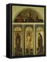 Triptych of St Sebastian-Giovanni Bellini-Framed Stretched Canvas