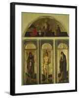 Triptych of St Sebastian-Giovanni Bellini-Framed Giclee Print