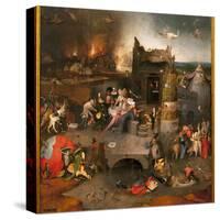 Triptych of Temptations - Central Part: the Temptation of Saint Anthony the Great (Or Saint Anthony-Hieronymus Bosch-Stretched Canvas