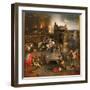 Triptych of Temptations - Central Part: the Temptation of Saint Anthony the Great (Or Saint Anthony-Hieronymus Bosch-Framed Giclee Print