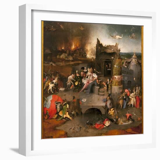 Triptych of Temptations - Central Part: the Temptation of Saint Anthony the Great (Or Saint Anthony-Hieronymus Bosch-Framed Giclee Print