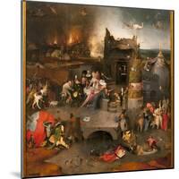 Triptych of Temptations - Central Part: the Temptation of Saint Anthony the Great (Or Saint Anthony-Hieronymus Bosch-Mounted Giclee Print