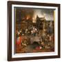 Triptych of Temptations - Central Part: the Temptation of Saint Anthony the Great (Or Saint Anthony-Hieronymus Bosch-Framed Giclee Print