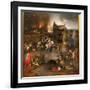 Triptych of Temptations - Central Part: the Temptation of Saint Anthony the Great (Or Saint Anthony-Hieronymus Bosch-Framed Giclee Print