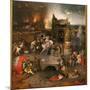 Triptych of Temptations - Central Part: the Temptation of Saint Anthony the Great (Or Saint Anthony-Hieronymus Bosch-Mounted Giclee Print