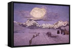 Triptych of the Alps, Death, Ca 1898-Giovanni Segantini-Framed Stretched Canvas