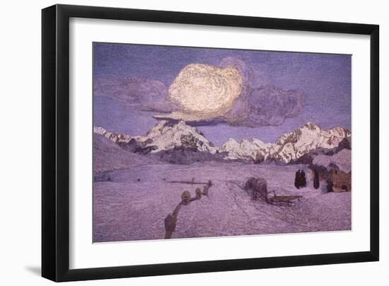 Triptych of the Alps, Death, Ca 1898-Giovanni Segantini-Framed Giclee Print