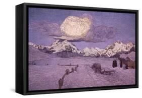 Triptych of the Alps, Death, Ca 1898-Giovanni Segantini-Framed Stretched Canvas