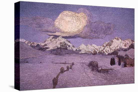 Triptych of the Alps, Death, Ca 1898-Giovanni Segantini-Stretched Canvas