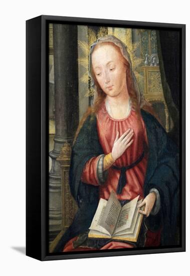 Triptych of The Annunciation. Jean Bellegambe, Hermitage Museum-Godong-Framed Stretched Canvas
