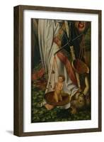 Triptych of the Baptism of Christ (Detail)-null-Framed Giclee Print