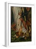 Triptych of the Baptism of Christ (Detail)-null-Framed Giclee Print