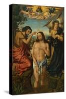 Triptych of the Baptism of Christ-null-Stretched Canvas