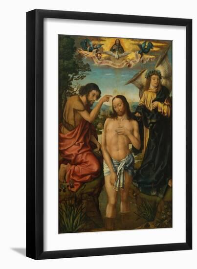 Triptych of the Baptism of Christ-null-Framed Giclee Print