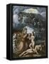 Triptych of the Creation, Creation of Eve, Central Panel-German School-Framed Stretched Canvas