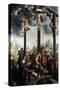 Triptych of the Crucifixion, 1535, by Jan Van Scorel (1495-1562). Netherlands-Jan van Scorel-Stretched Canvas