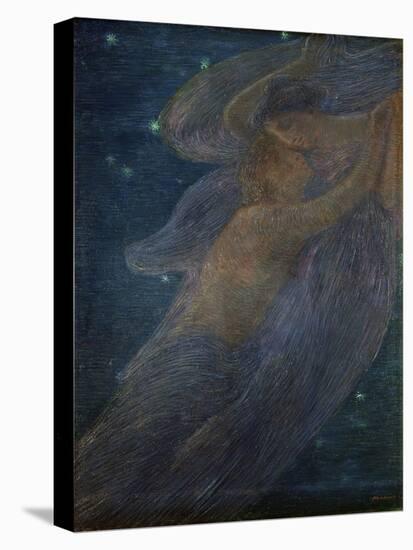 Triptych of the Day: the Night (Detail)-Gaetano Previati-Stretched Canvas