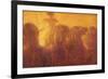 Triptych of the Daytime. the Chariot of the Sun-Gaetano Previati-Framed Art Print