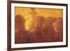 Triptych of the Daytime. the Chariot of the Sun-Gaetano Previati-Framed Premium Giclee Print