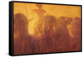 Triptych of the Daytime. the Chariot of the Sun-Gaetano Previati-Framed Stretched Canvas