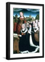 Triptych of the Family Moreel, 1484-Hans Memling-Framed Giclee Print