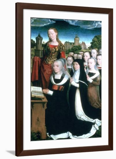 Triptych of the Family Moreel, 1484-Hans Memling-Framed Giclee Print