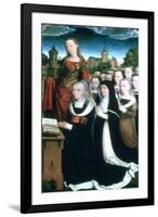 Triptych of the Family Moreel, 1484-Hans Memling-Framed Giclee Print