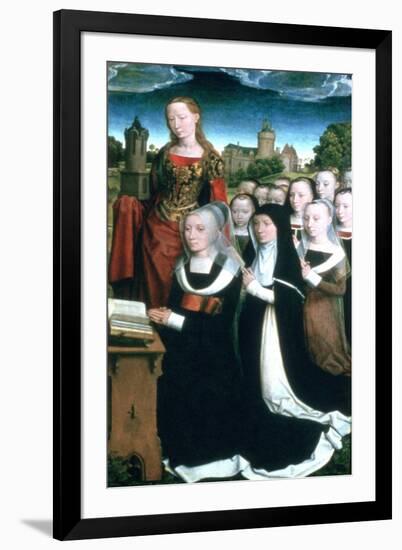 Triptych of the Family Moreel, 1484-Hans Memling-Framed Giclee Print